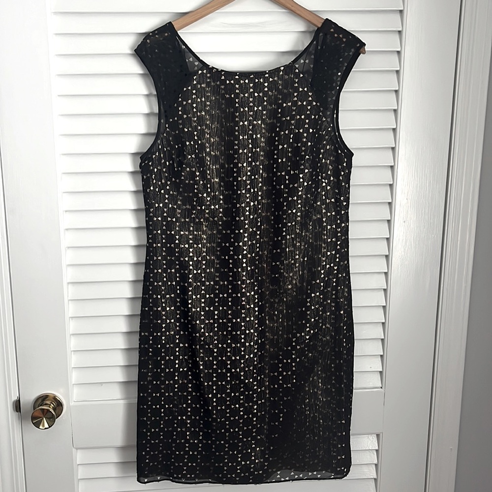 Phoebe Black & Gold Dress